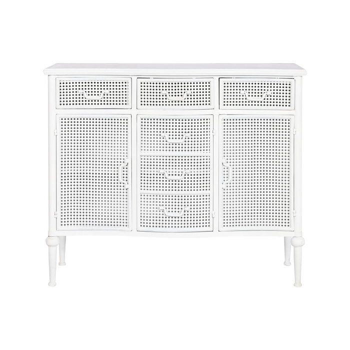 Buffet Home ESPRIT Blanc Métal 101 x 42 x 85 cm