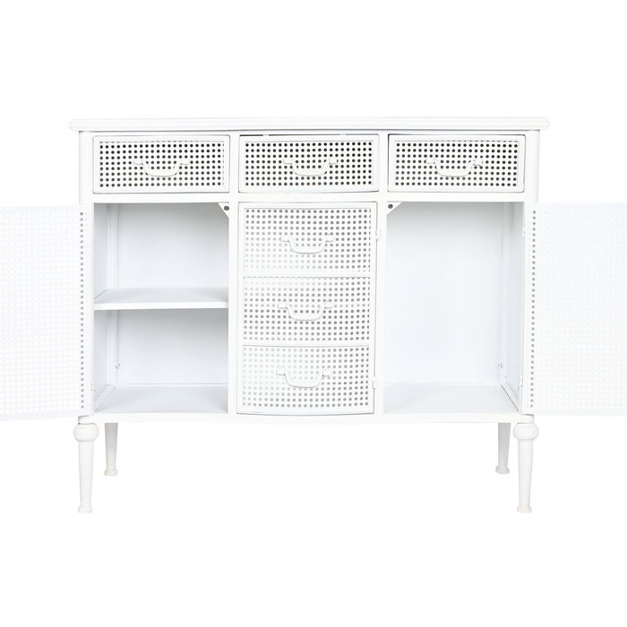 Buffet Home ESPRIT Blanc Métal 101 x 42 x 85 cm