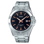 Casio MTP-1308D-1A2 avec cadran noir et bracelet gris
