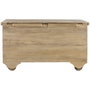 Coffre Home ESPRIT Naturel bois de teck 136 X 70 X 76 cm