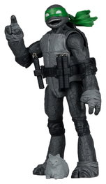 McFarlane Toys Tortues Ninja Page Punchers figurine Michelangelo (Black White & Green) (Red Platinum Edition) 13 cm