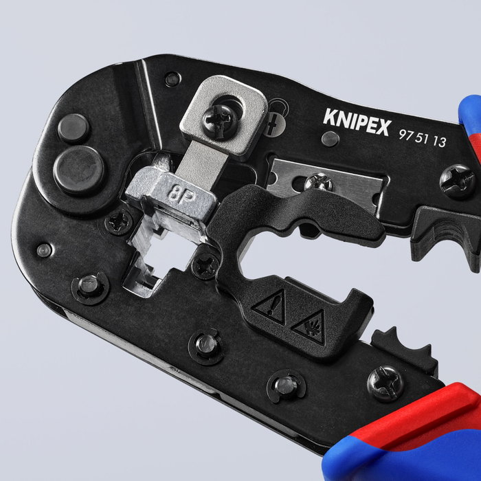 Knipex Pince à sertir pour connecteurs RJ45 Western