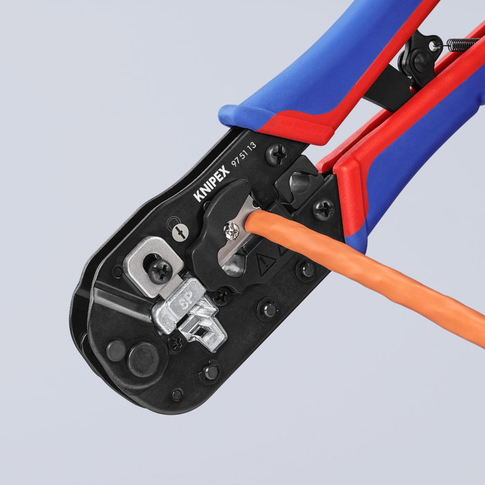 Knipex Pince à sertir pour connecteurs RJ45 Western