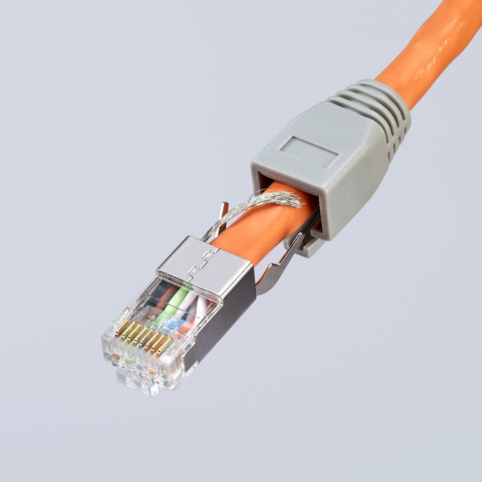 Knipex Pince à sertir pour connecteurs RJ45 Western