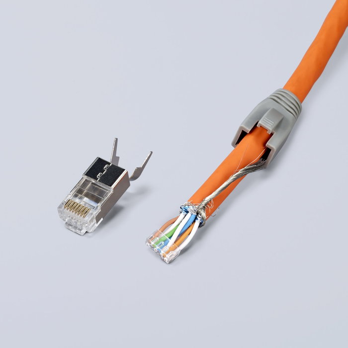 Knipex Pince à sertir pour connecteurs RJ45 Western