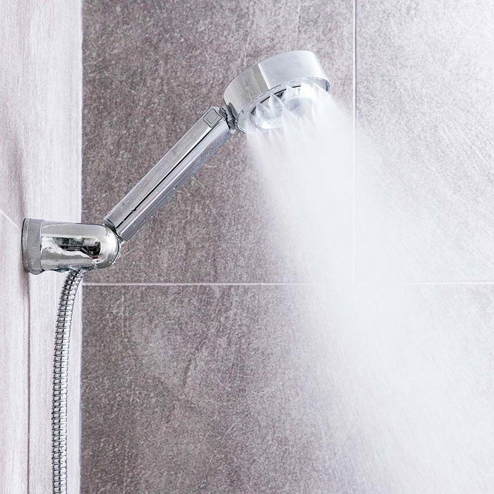 Double Pommeau de Douche avec Distributeur 3 en 1 Xawara InnovaGoods Double Pommeau de Douche avec Distributeur 3 en 1 Xawara InnovaGoods