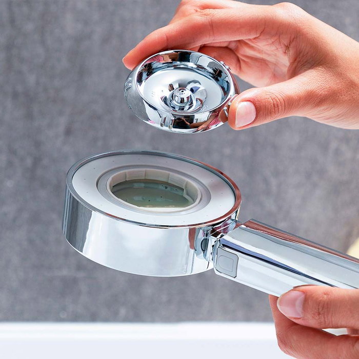 Double Pommeau de Douche avec Distributeur 3 en 1 Xawara InnovaGoods Double Pommeau de Douche avec Distributeur 3 en 1 Xawara InnovaGoods