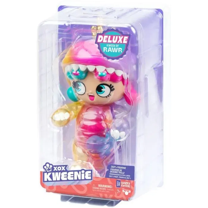 Xox Kweenie - Poupée géante articulée Jurassic, 28 cm, look unique, collection Kweenies, pour collectionneurs et fans de figurines, à partir de 7 ans