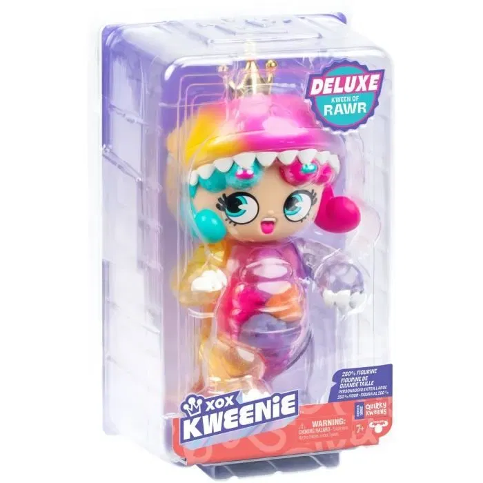 Xox Kweenie - Poupée géante articulée Jurassic, 28 cm, look unique, collection Kweenies, pour collectionneurs et fans de figurines, à partir de 7 ans