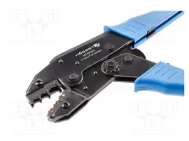 HÖGERT TECHNIK Pince à sertir pour cosses de câble et connecteurs isolés 0,5÷6mm2