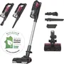Hoover HF920H Aspirateur Balai sans fil, 2 Batteries, 65 AW, Autonomie 60 min, Brosse Sols Durs/Tapis, Ecran LED, 0.7L, Rose Gris