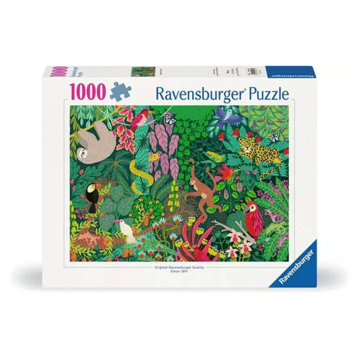 Ravensburger Puzzle 1000 pièces - Forêt Tropicale Magique - Paysage et Nature - Intérieur - Adulte à partir de 10 ans Ravensburger Puzzle 1000 pièces - Forêt Tropicale Magique - Paysage et Nature - Intérieur - Adulte à partir de 10 ans