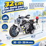 JugaToys Moto à friction Police avec lumières et sons