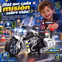 JugaToys Moto à friction Police avec lumières et sons