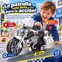 JugaToys Moto à friction Police avec lumières et sons
