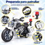JugaToys Moto à friction Police avec lumières et sons