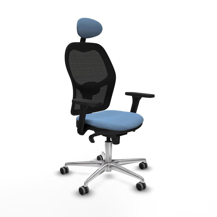 Piqueras y Crespo Chaise de Bureau avec Appui-tête Jorquera 3D086G1 Bleu ciel Piqueras y Crespo Chaise de Bureau avec Appui-tête Jorquera 3D086G1 Bleu ciel