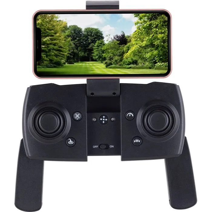 Revell Control Drone QUADROCOPTER Go! Video PRO - Caméra Full HD avec stabilisateur 2 axes - Transmission WiFi smartphone - 2 batteries - Fliable