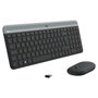 Logitech MK470 Slim Ensemble Clavier et Souris Sans Fil AZERTY Graphite