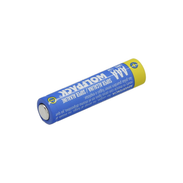 WOLFPACK LINEA PROFESIONAL Piles Alcalines AAA LR-3, Pack de 4