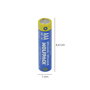 WOLFPACK LINEA PROFESIONAL Piles Alcalines AAA LR-3, Pack de 4