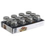 Home Deco Factory Mason Jar - Lot de 12 bocaux en verre