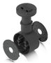 Ubiquiti Camera Dual Mount Noir, alliage d'aluminium et polycarbonate
