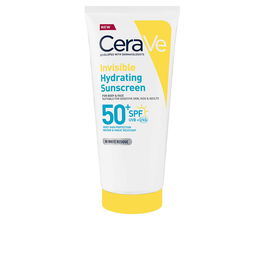CeraVe Crème Solaire Visage et Corps SPF50+ Hydratante Invisible 177ml - Avec Céramides et Technologie MVE, Résistante à l'Eau