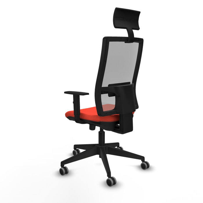 Piqueras y Crespo Chaise de Bureau Horna avec Appui-tête, Accoudoirs 1D et Mécanisme Sincro/Traslack - Orange Foncé/Gris Piqueras y Crespo Chaise de Bureau Horna avec Appui-tête, Accoudoirs 1D et Mécanisme Sincro/Traslack - Orange Foncé/Gris