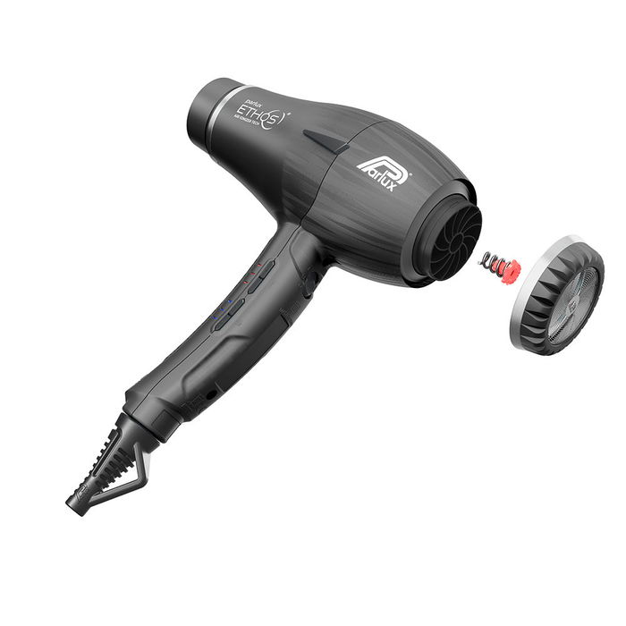 Parlux Sèche-cheveux ETHOS #Titanium 2300W 3 Vitesses 3 Températures Ionisation Air Ionizer Tech HFS