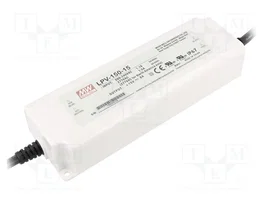 MEAN WELL LPV-150-15 Alimentation LED 120W 15VDC 8A IP67