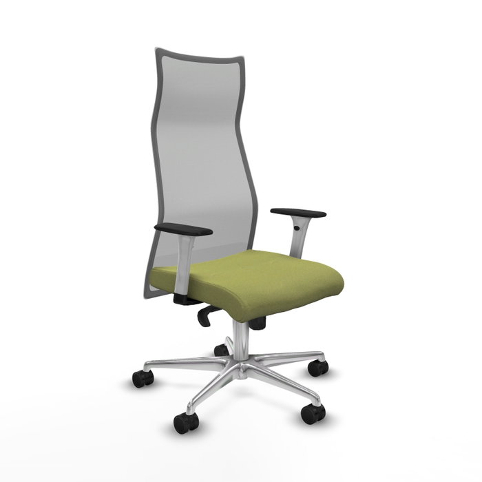 Piqueras y Crespo Chaise de Bureau Albacete Vert Olive et Gris Piqueras y Crespo Chaise de Bureau Albacete Vert Olive et Gris