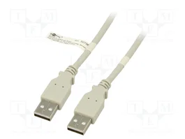 GOOBAY Câble USB 2.0 de type A vers A, 5m, gris