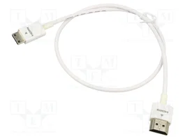 DELOCK Câble HDMI vers mini HDMI 0,5 m blanc