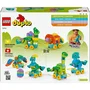 LEGO DUPLO 10451 Ma Ville Dinosaures sur Roues - Jeu de Construction 3-en-1 Créatif avec Figurines pour Enfants dès 3 Ans, 108 Pièces