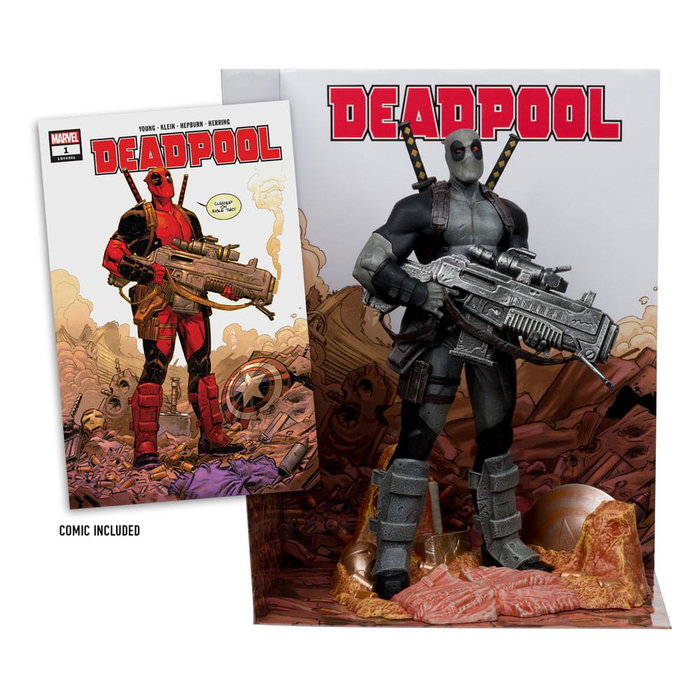 Marvel Collection statuette PVC 1/6 Deadpool (Deadpool #1)(Grey Suit Chase) 27 cm