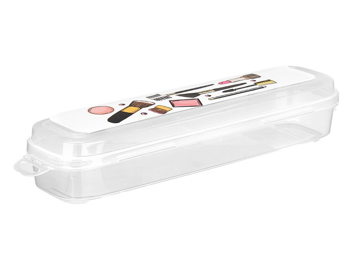 Kipit Estuche Multiuso Maquillaje Transparent Plastique 6.2x25x4.3 cm (Set de 48)