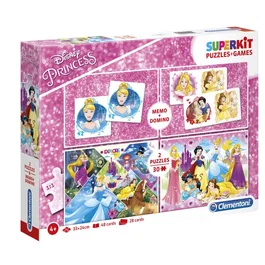Clementoni SuperKit Princesse Disney - Ensemble de 4 Puzzles