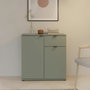 BigBuy Home Buffet GANYMEDE 2 portes 1 tiroir Sauge