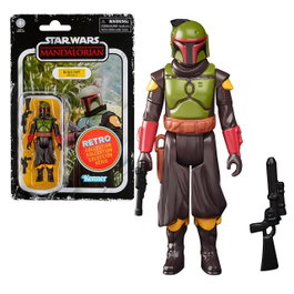 Hasbro - Star Wars - Boba Fett (Morak) - Figurine Retro Premium (9,5 cm) avec 2 accessoires - F4461