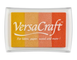 Tsukineko VERSACRAFT Tampon encreur 4 couleurs Tonos Amarillos 95x65mm