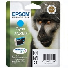 Epson C13T08924020 Cartouche d'encre cyan 892 compatible S20/SX105/SX200/SX205/SX400