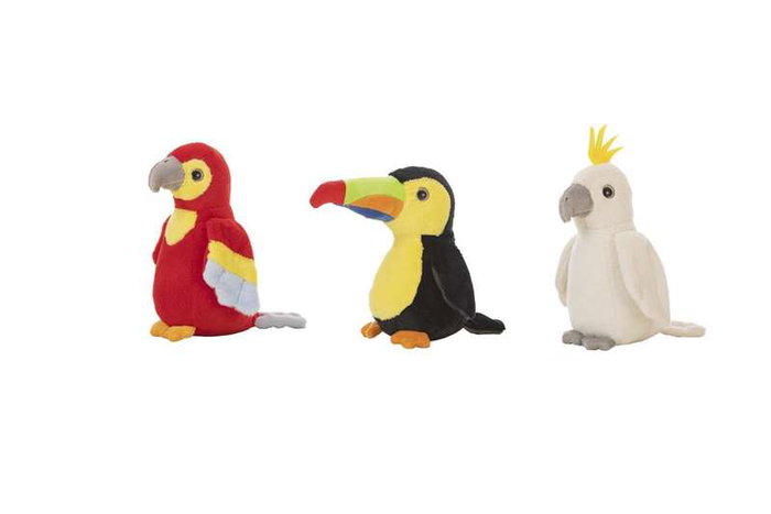 Creaciones Llopis - Surtido d'oiseaux (toucan, perroquet, perroquet) - modèles variés en polyester - dès 3 ans Creaciones Llopis - Surtido d'oiseaux (toucan, perroquet, perroquet) - modèles variés en polyester - dès 3 ans