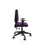 PIQUERAS Y CRESPO Chaise Elche Asynchrone Tissu Pourpre