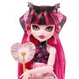 Mattel Monster High Skulltimate Secrets Series 7 - Poupée Draculaura avec plus de 19 surprises - Version Espagnol