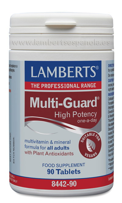 LAMBERTS Multi-Guard Vitamines et Minéraux 90 comprimés LAMBERTS Multi-Guard Vitamines et Minéraux 90 comprimés