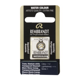 Rembrandt Aquarelle en pastille Blanc de titane transparent