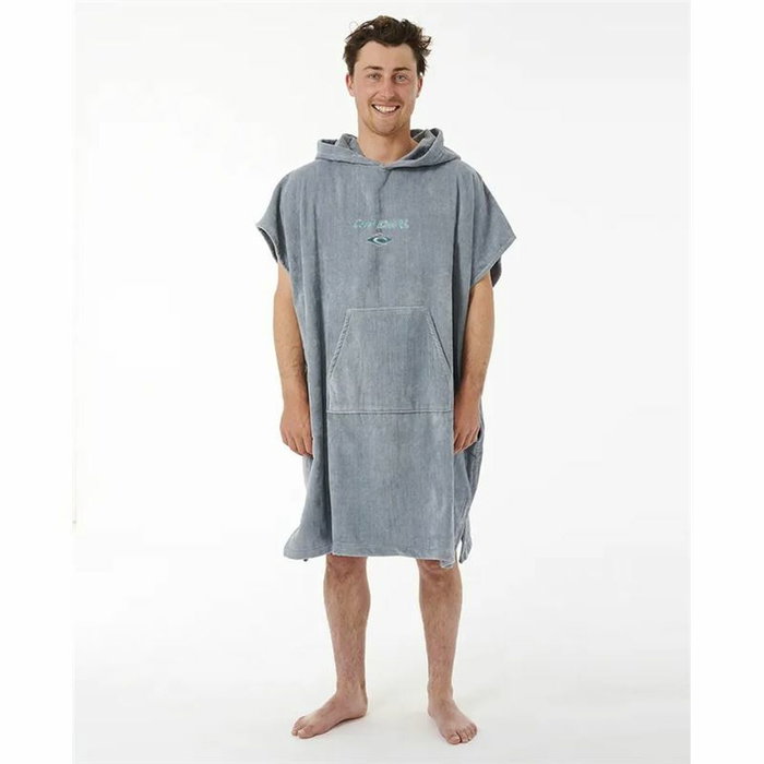 Serviette poncho avec capuche Rip Curl Logo Bleu