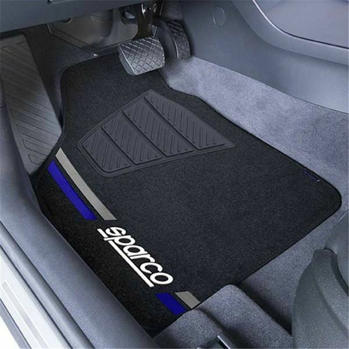 Sparco Tapis Moquette Corsa Bleu SPCF508BL 4 Unités Universels Antidérapants Sparco Tapis Moquette Corsa Bleu SPCF508BL 4 Unités Universels Antidérapants