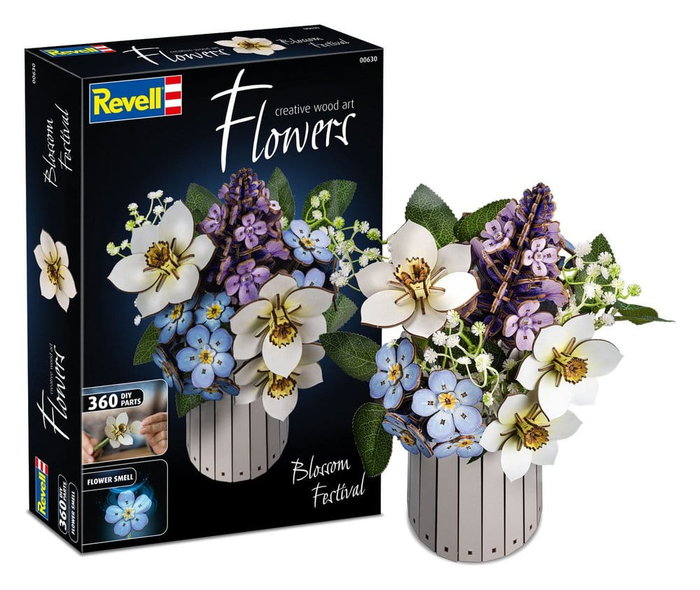 Revell Blossom Festival Fleurs en bois 22 cm Revell Blossom Festival Fleurs en bois 22 cm
